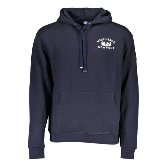 North Sails Blue Cotton Men Sweater