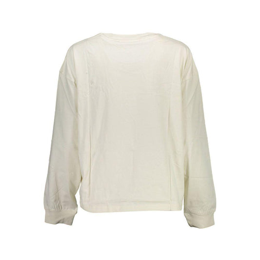 Calvin Klein White Cotton Tops & T-Shirt CA-18037-XL