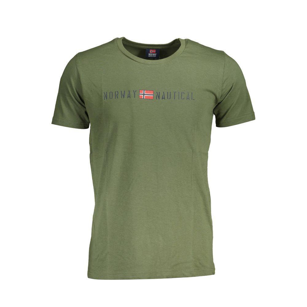 Norway 1963 Green Cotton T-Shirt NO-20829-XL