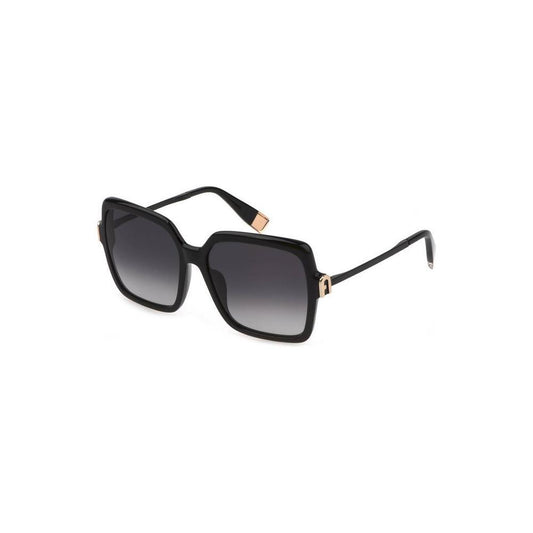 Furla Black Acetate Women Sunglasses