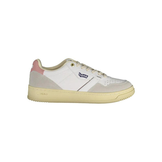 Gas White Artificial Leather Sneaker