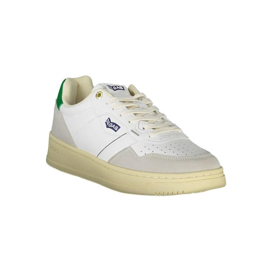 Gas White Artificial Leather Sneaker