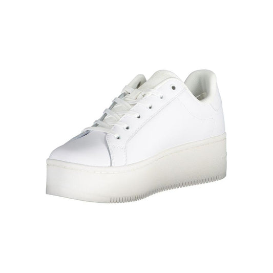 Tommy Hilfiger White Polyester Sneaker TO-22814-EU41/US11