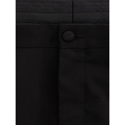 Dolce & Gabbana Black Wool Dress Pants