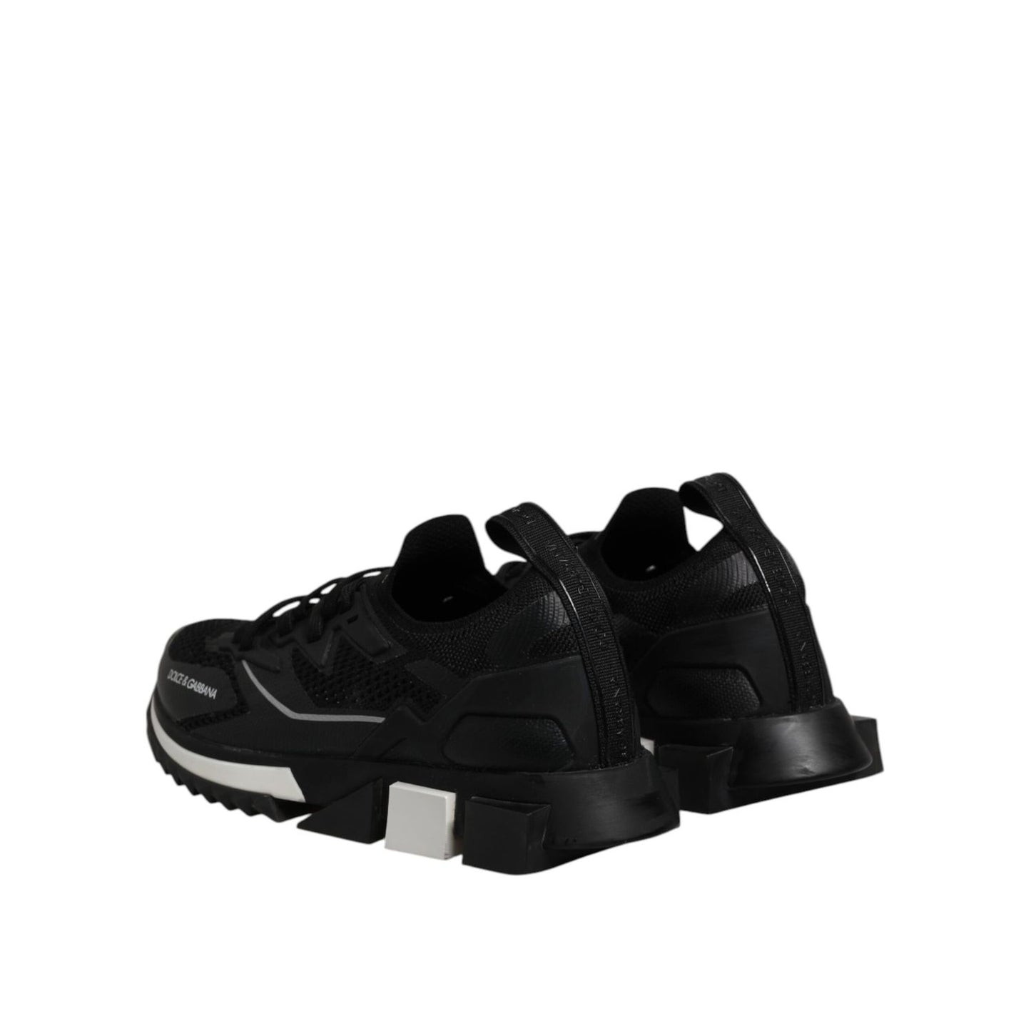 Dolce & Gabbana Black SORRENTO Sport Stretch Sneakers Shoes