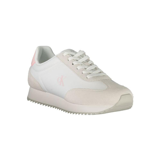 Calvin Klein White Leather Women Sneaker