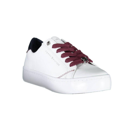 Tommy Hilfiger White Leather Sneaker TO-3302-EU40/US10