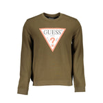 Guess Jeans Green Cotton Men Sweater