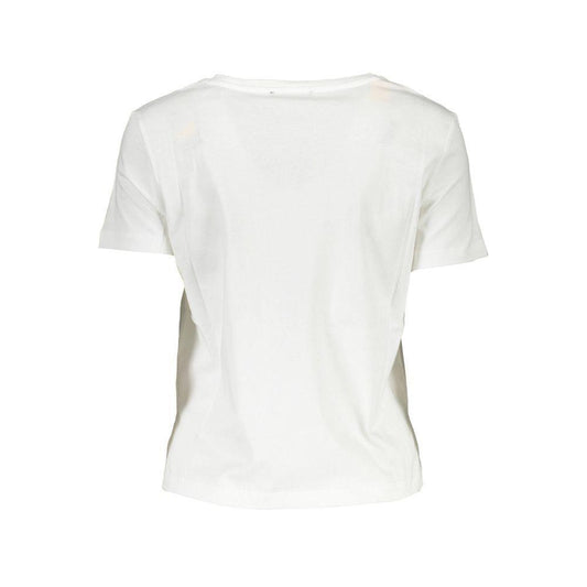Guess Jeans White Cotton Tops & T-Shirt GU-5759-L
