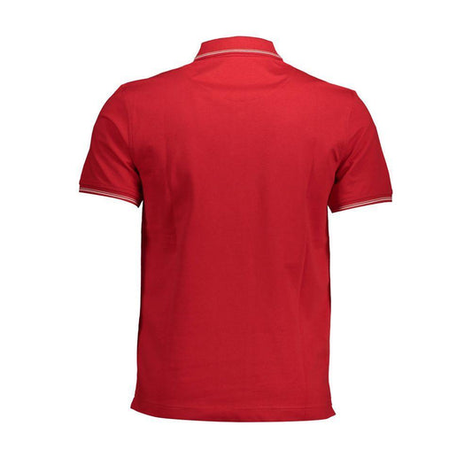 Harmont & Blaine Red Cotton Polo Shirt HA-11240-XL
