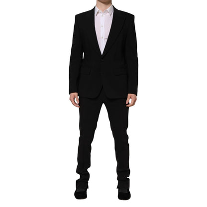 Dolce & Gabbana Black MARTINI Single Breasted 2 Piece Suit