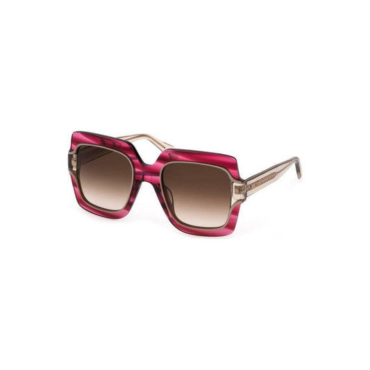 Just Cavalli Red Plastic Sunglasses