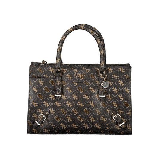 Guess Jeans Brown Polyethylene Handbag