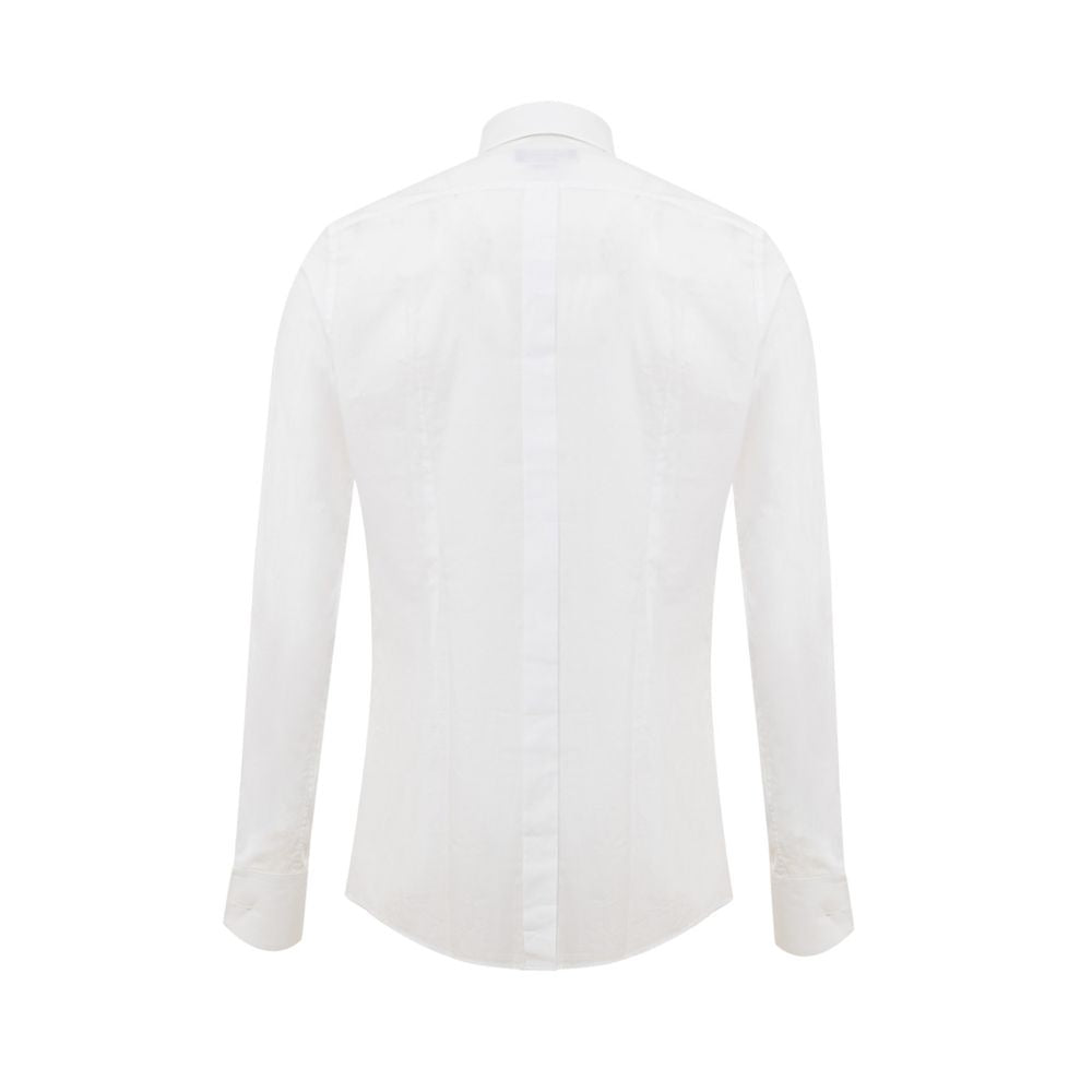 Dolce & Gabbana White Cotton Shirt DO-9618666-IT39 | M