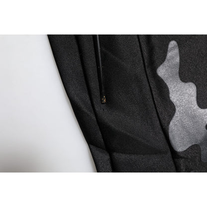 Dolce & Gabbana Black Camouflage Pullover Sweatshirt Sweater