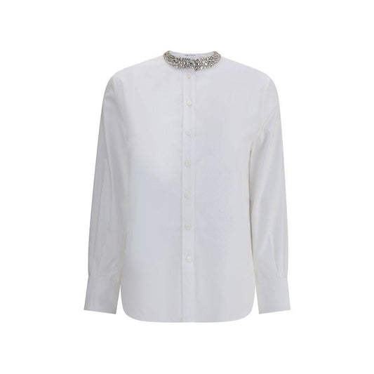Alexander McQueen Shirt with embellished collar AL-838926QAABT9000-IT42 | L