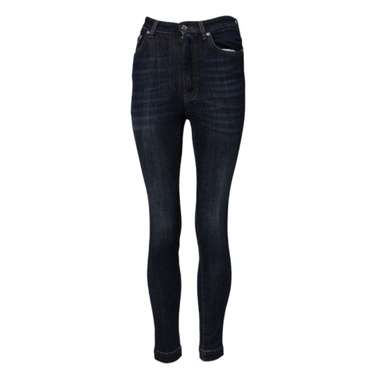 Dolce & Gabbana Blue GRACE High Waist Skinny Denim Jeans