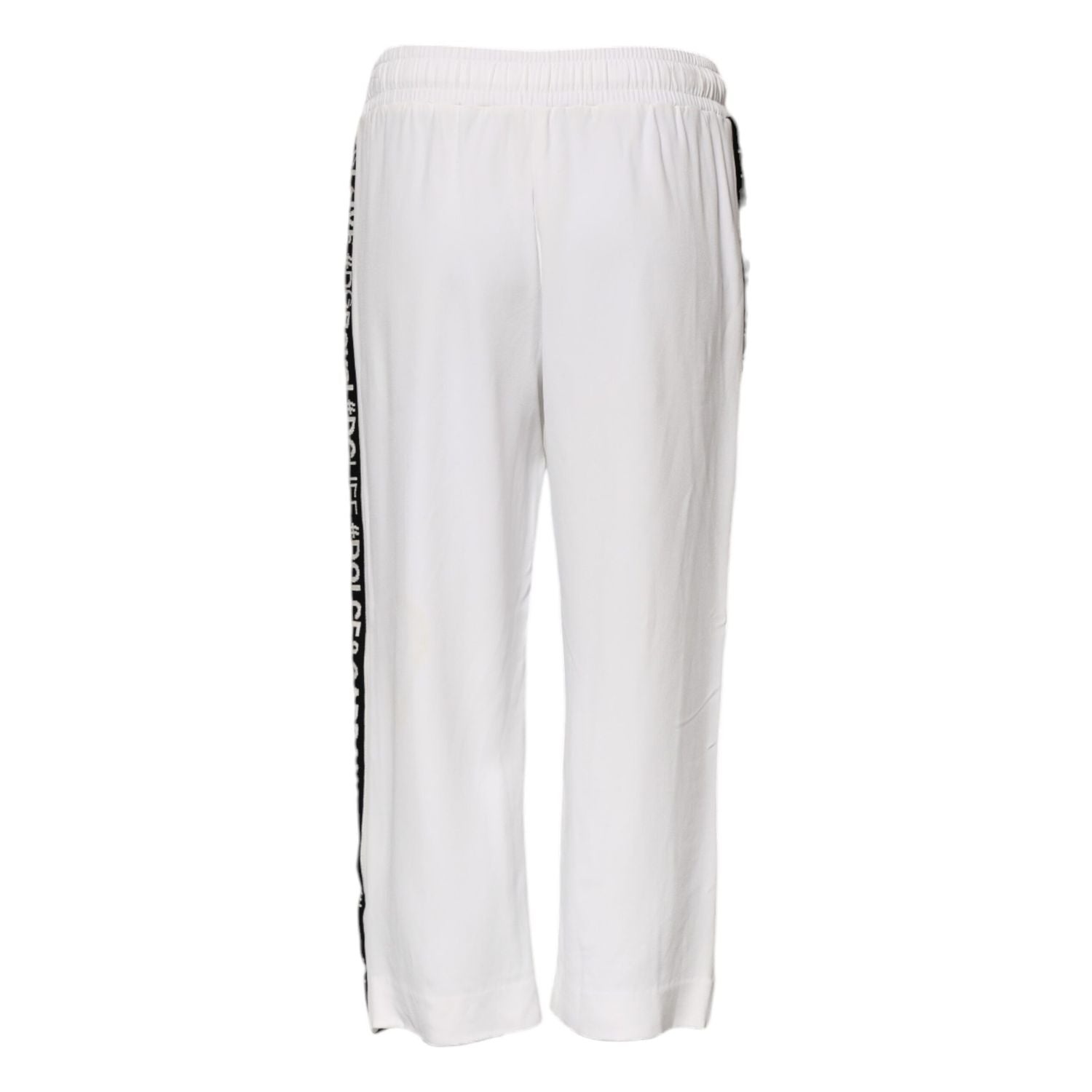 Dolce & Gabbana White Viscose Jogger Sweatpants Pants