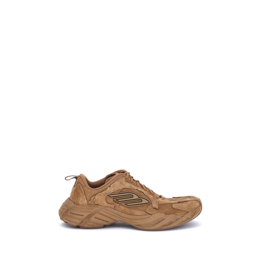 Balenciaga Brown Polyester Athletic Sneakers