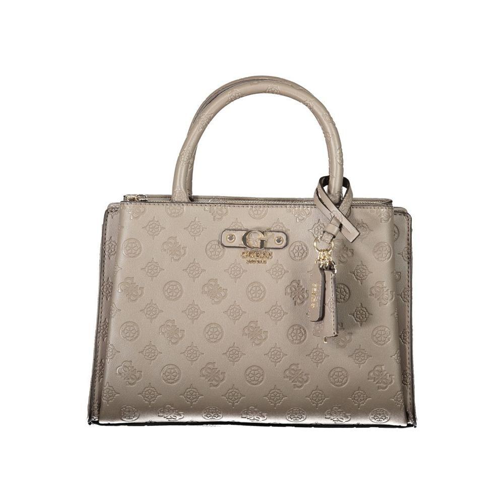 Guess Jeans Brown Polyethylene Handbag
