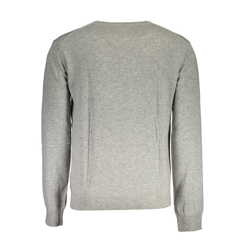 La Martina Gray Wool Sweater
