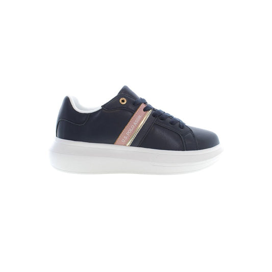 U.S. POLO ASSN. Blue Polyester Women Sneaker