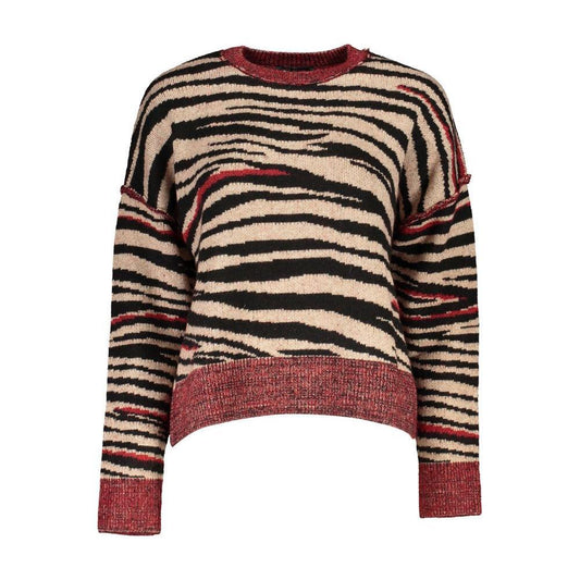 Desigual Red Fabric Sweater