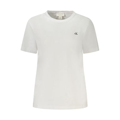 Calvin Klein White Cotton T-Shirt