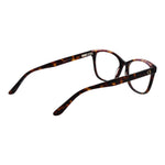Guess Brown Women Glasses Frame in butterfly style with full-rim plastic frame and demo lenses. Includes branded case. Size 52-15-140.