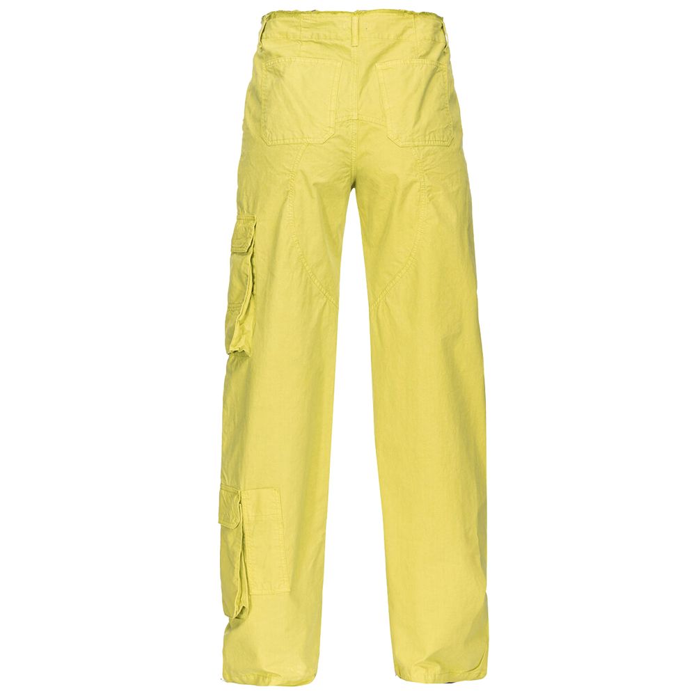 PINKO Green Cotton Women Cargo Pant