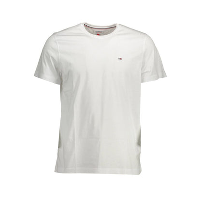 Tommy Hilfiger White Organic Cotton Men T-Shirt