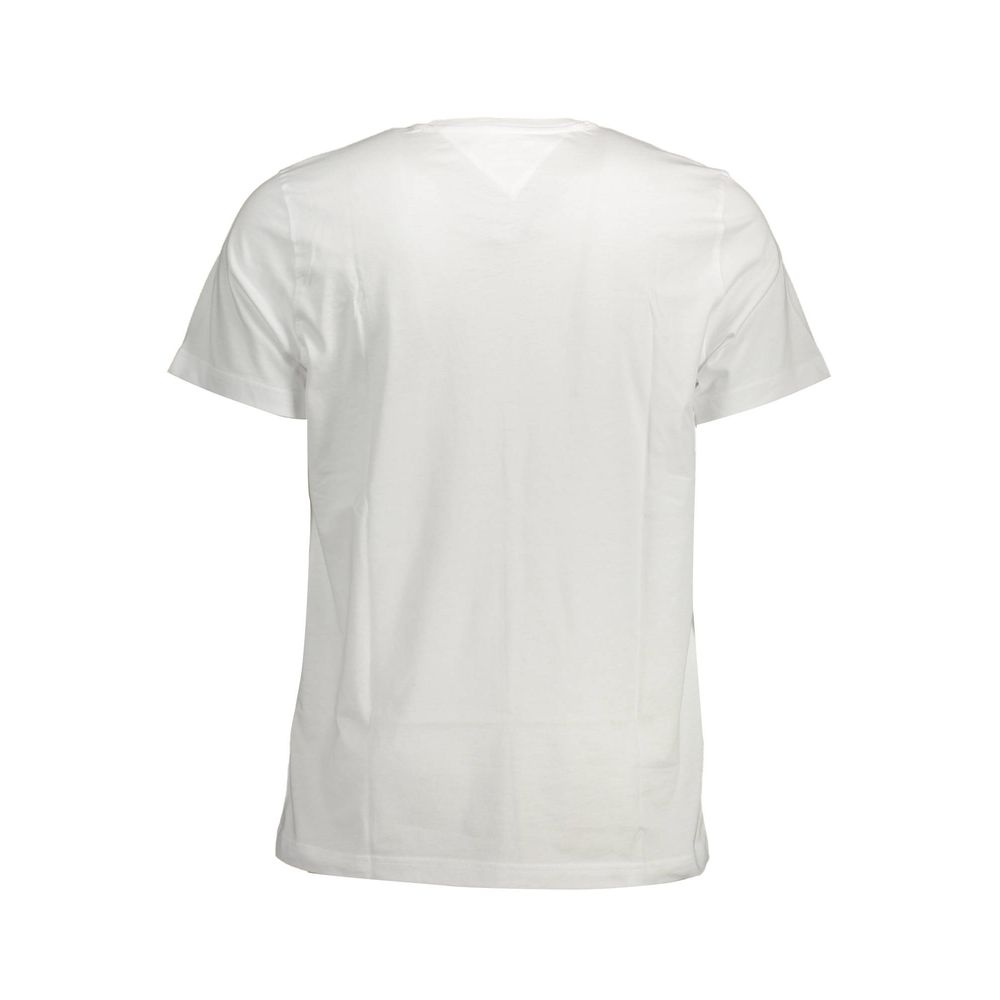 Tommy Hilfiger White Organic Cotton Men T-Shirt