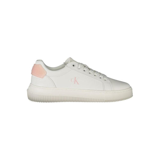 Calvin Klein White Leather Women Sneaker