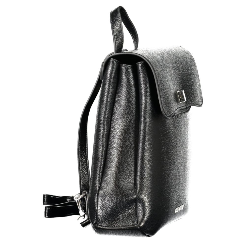 Mario Valentino Black Polyethylene Women Backpack