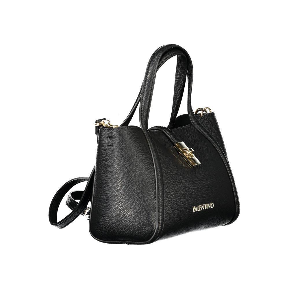 Front view with bag zipped and handles upright.