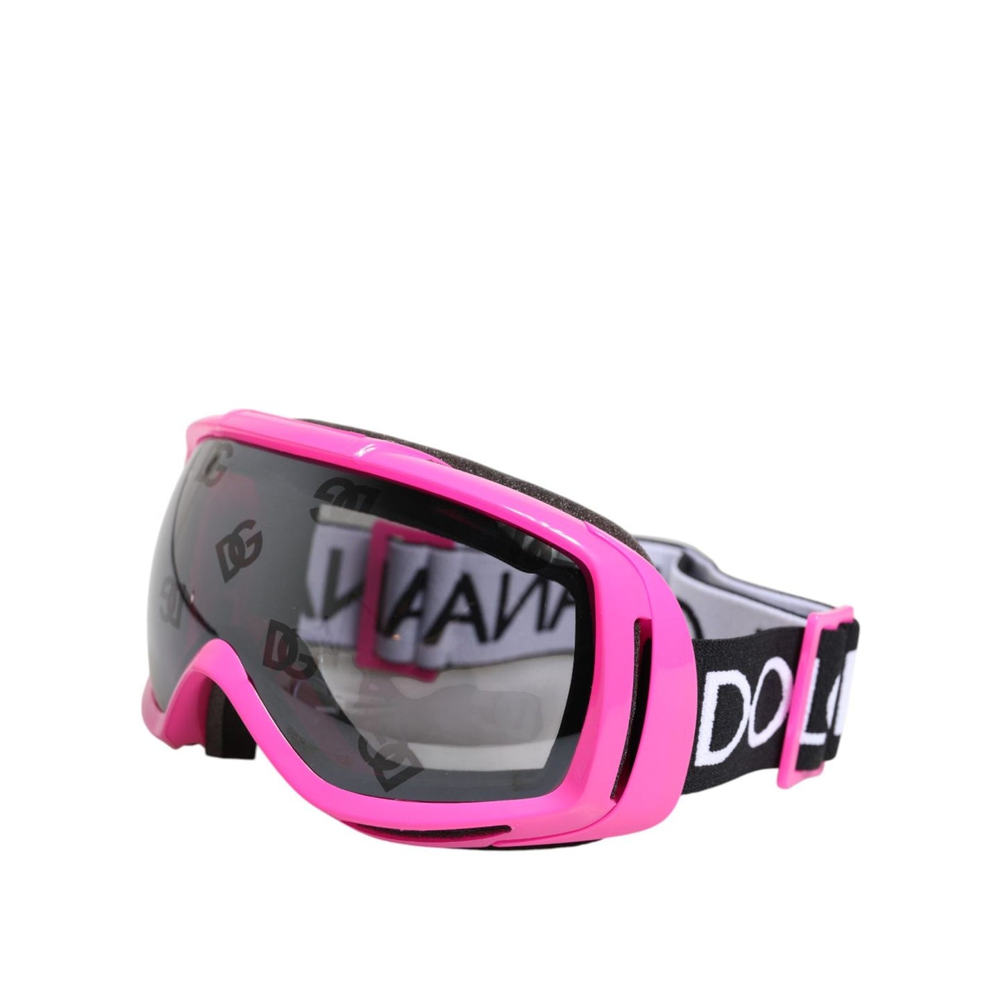 Dolce & Gabbana Fuchsia Pink Logo Ski Goggles DG6182 Mask Sunglasses