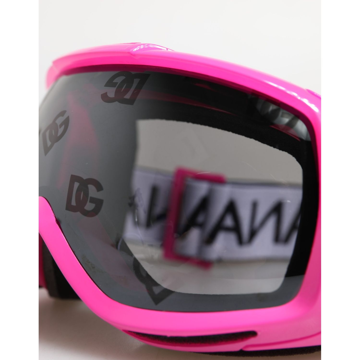 Dolce & Gabbana Fuchsia Pink Logo Ski Goggles DG6182 Mask Sunglasses