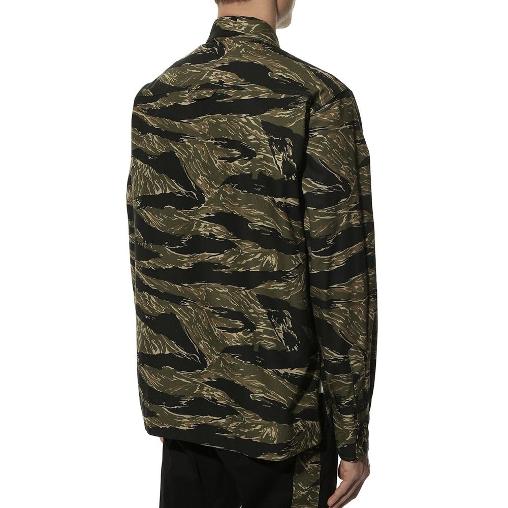 Front view with bag zipped and handles upright.