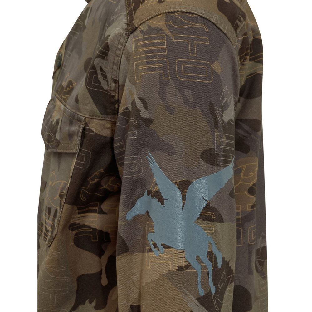 Front view with bag zipped and handles upright.