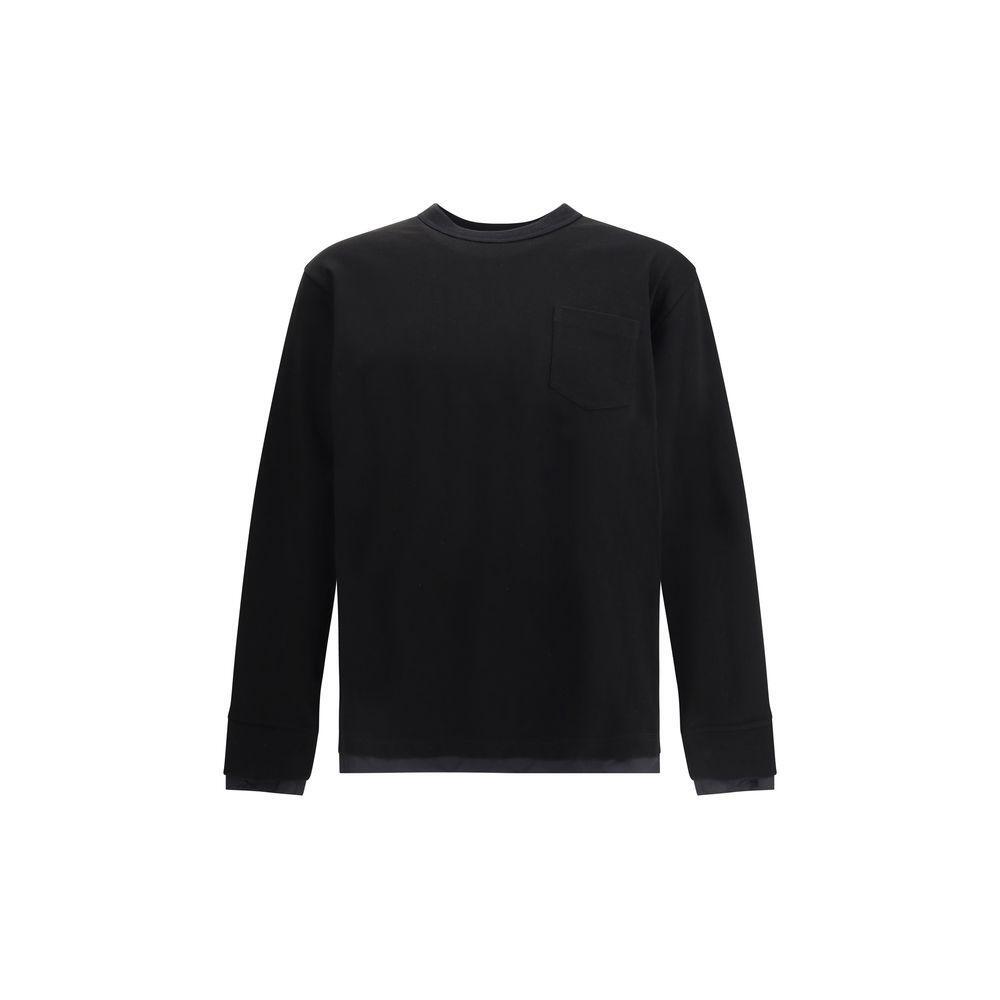 Sacai Black Cotton Sportswear