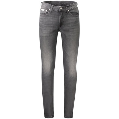 Calvin Klein Black Cotton Jeans Denim