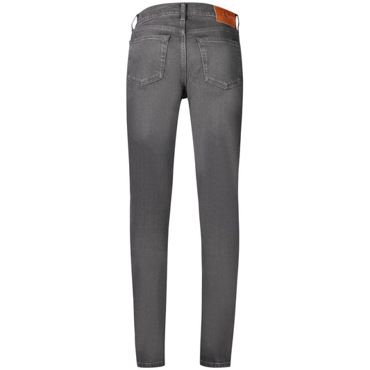 Calvin Klein Black Cotton Men Jeans CA-39201-35 L32