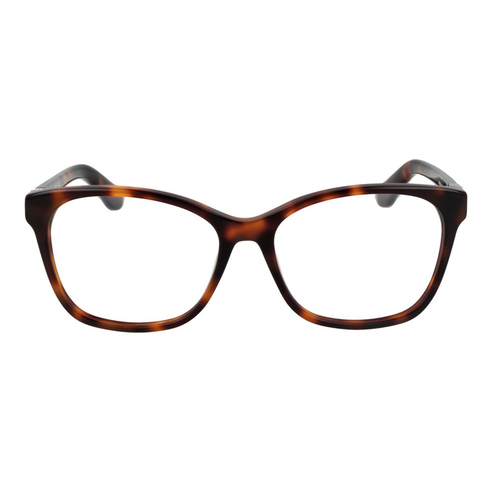 Guess Brown Women Glasses Frame, rectangular full-rim acetate, women's eyeglasses.