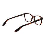 Guess Brown Women Glasses Frame in acetate, full-rim rectangular style with spring hinge, 53-15-140 size. Includes branded case.