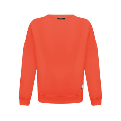 Balmain Orange Cotton Men Sweater