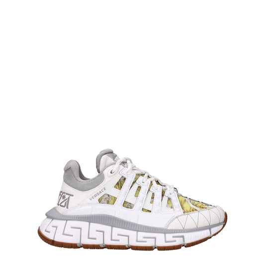 Versace White Leather Athletic Sneakers VE-8547194667273-EU36/US6