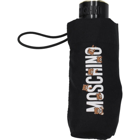 Moschino Black Polyester Umbrellas MO8547267248393BT