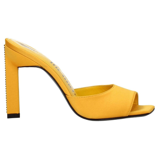 The Attico Orange Satin Stiletto Heels Sandals TH-8547287007497-EU36/US6