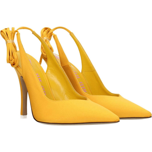 The Attico Orange Satin High Heel Pumps TH-8547287171337-EU37/US7
