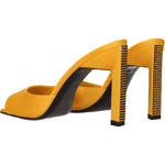 The Attico Orange Satin Stiletto Heels Sandals TH-8547287007497-EU36/US6